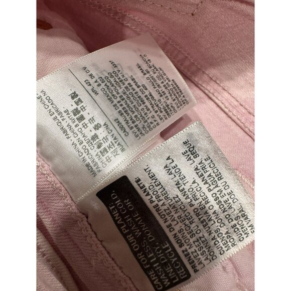 Levis Women’s 501 Pink Denim Jeans Straight Size 30x30 EUC - Picture 5 of 6